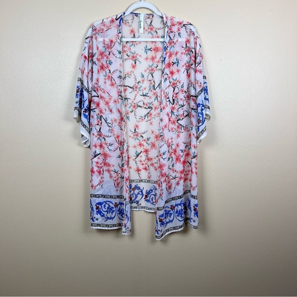 Emerald Coverup Floral Japanese